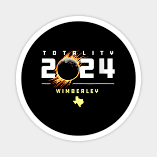 Wos Wimberley Texas 2024 Total Solar Eclipse Magnet